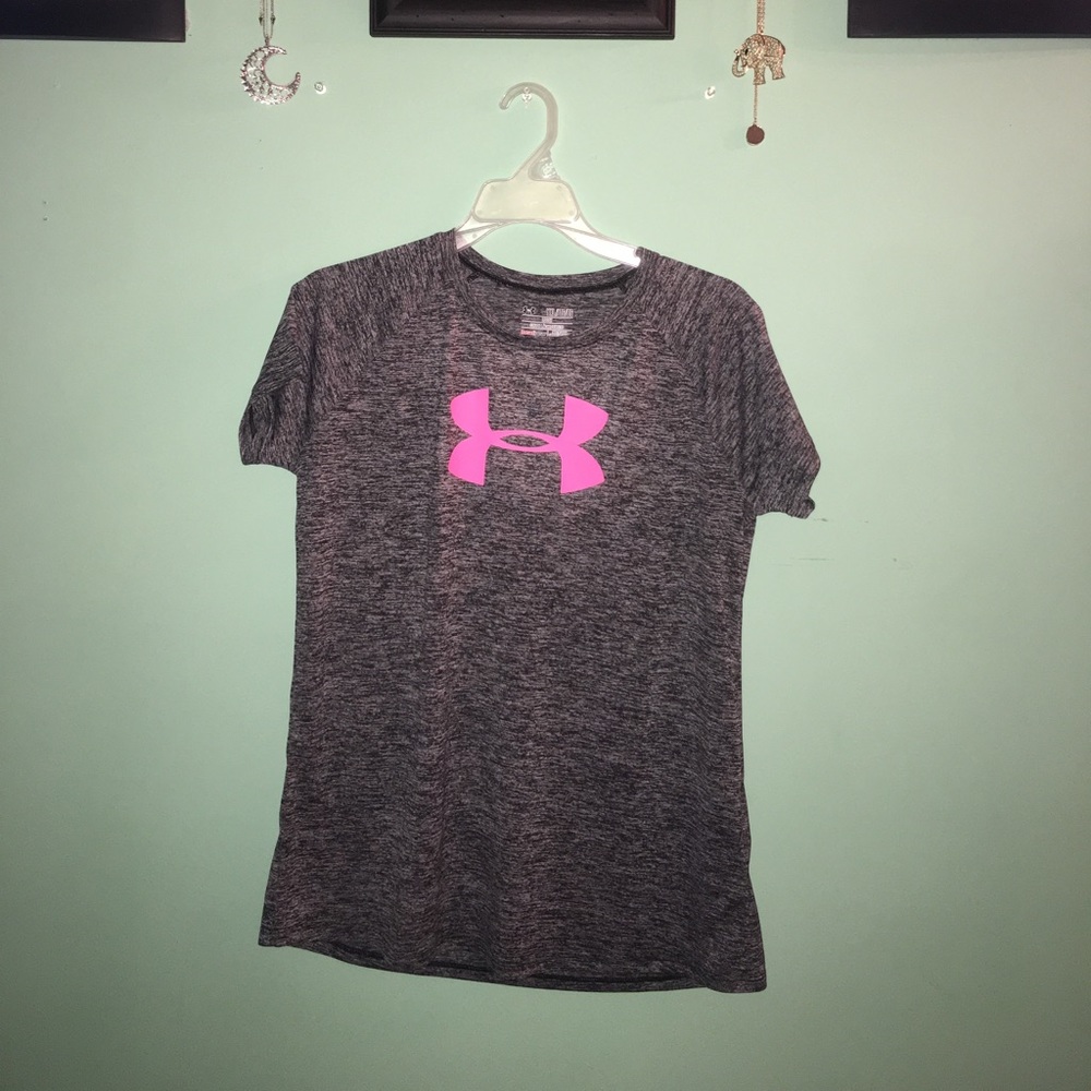 Gray Under Armour Tee